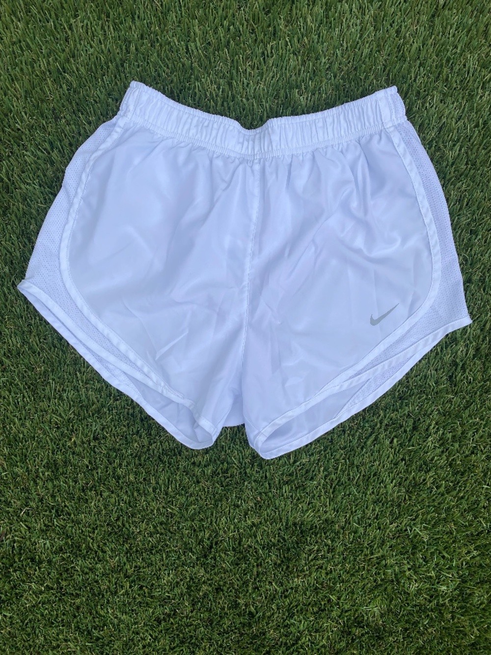 White Nike Dri-Fit Shorts
